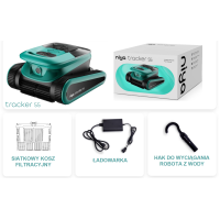 Bezprzewodowy automatyczny odkurzacz do basenów Niya Tracker 55 Dno, ściany i linia wody