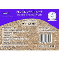 Piasek kwarcowy filtr piaskowy do basenu 25 kg